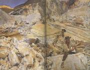 Bringing Down Marble from the Quarries to Carrara (mk18)